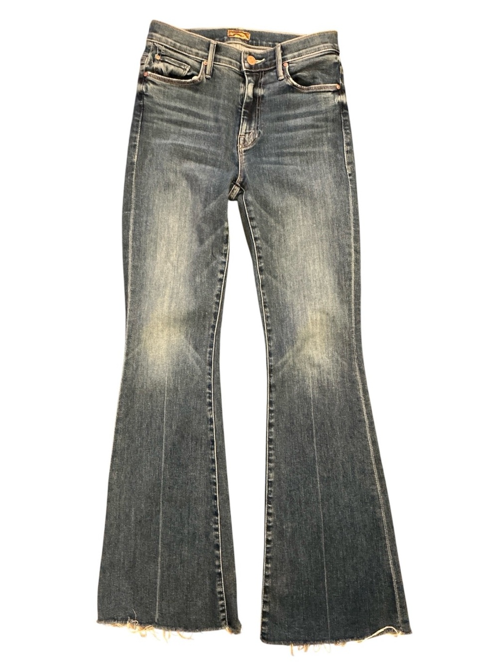 MOTHER Women's Dark Blue Flare Jeans